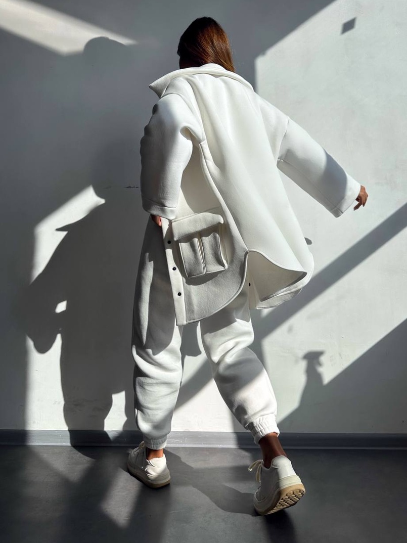 Комплект: тепла сорочка на кнопках + джоггери Комплект: тепла сорочка на кнопках + джоггери | PUSHKA SHOP