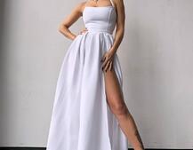 Сукня максі  зі шнурівкою на спинці Сукня максі  зі шнурівкою на спинці | PUSHKA SHOP