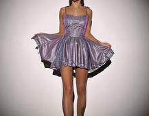 Блискуча корсетна сукня з пишною подвійною спідницею | PUSHKA SHOP