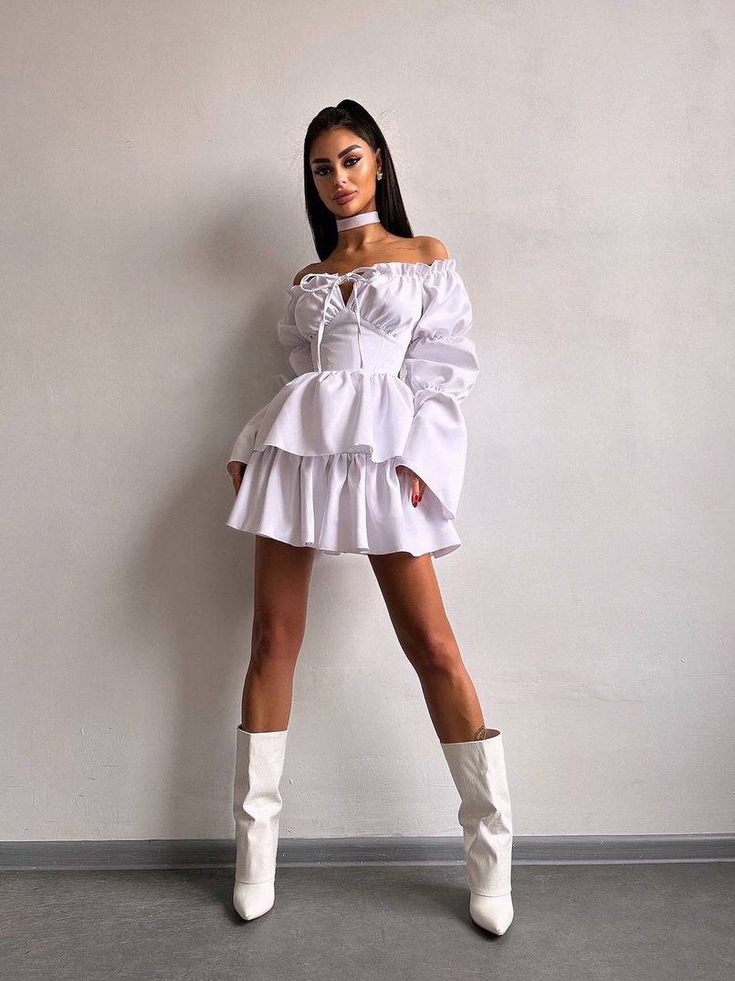 Сукня з чокером  Сукня з чокером  | PUSHKA SHOP