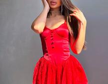 Атласний ромпер бюстьє  Атласний ромпер бюстьє  | PUSHKA SHOP