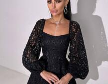 Мереживна сукня з корсетним верхом та пишною подвійною спідницею  Мереживна сукня з корсетним верхом та пишною подвійною спідницею  | PUSHKA SHOP