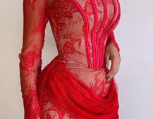 Мереживна сукня міні зі шлейфом Мереживна сукня міні зі шлейфом | PUSHKA SHOP