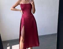 Корсетна сукня міді  | PUSHKA SHOP
