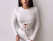 Трикотажний комплект: корсетний топ + легінси Трикотажний комплект: корсетний топ + легінси | PUSHKA SHOP