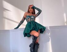 Комплект : мереживний корсет з чашечками+ спідниця балон Комплект : мереживний корсет з чашечками+ спідниця балон | PUSHKA SHOP