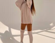 Трикотажна сукня-двійка + гетри  | PUSHKA SHOP