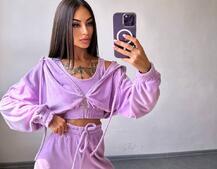 Велюровий комплект трійка  Велюровий комплект трійка  | PUSHKA SHOP