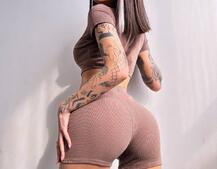 Комплект: топ на ґудзиках + велосипедки Комплект: топ на ґудзиках + велосипедки | PUSHKA SHOP