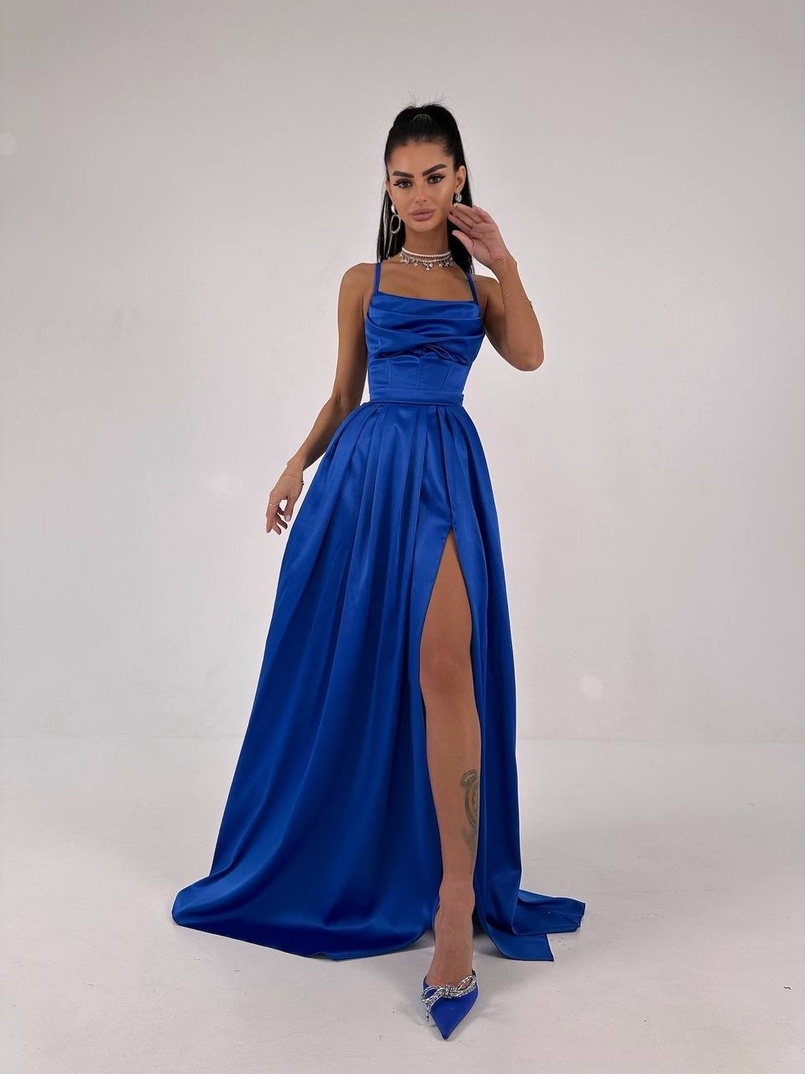 Атласний комплект: корсет + спідниця максі Атласний комплект: корсет + спідниця максі | PUSHKA SHOP