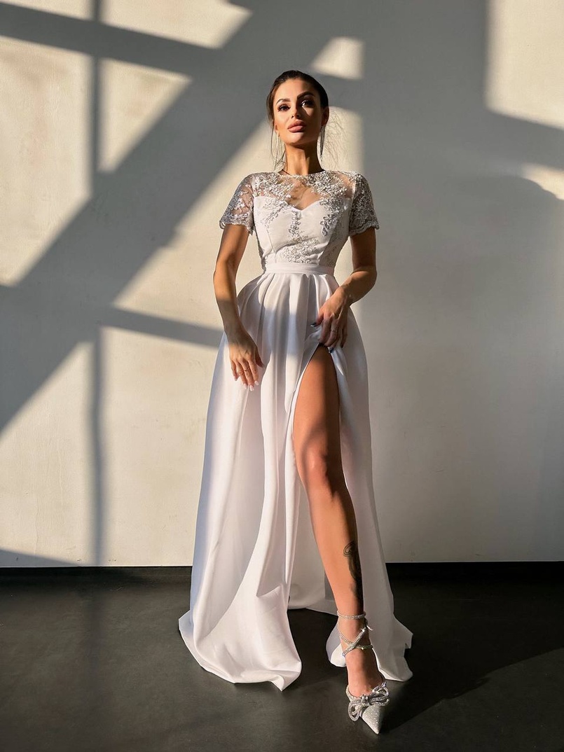 Сукня максі з мереживом  Сукня максі з мереживом  | PUSHKA SHOP