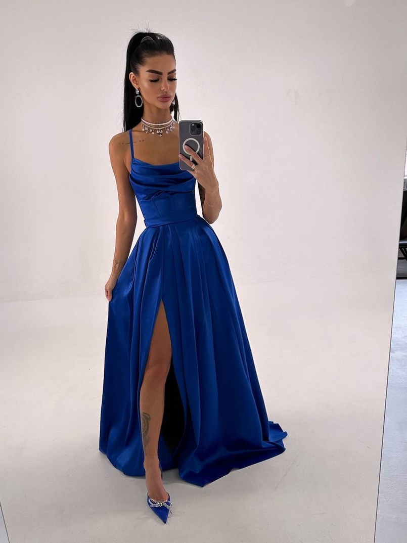 Атласний комплект: корсет + спідниця максі Атласний комплект: корсет + спідниця максі | PUSHKA SHOP