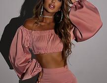 Атласний комплект, декорований стразами Ручна робота, прикраса пришита  | PUSHKA SHOP