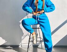 Базовий костюм на флісі з об'ємними капюшоном Базовий костюм на флісі з об'ємними капюшоном | PUSHKA SHOP