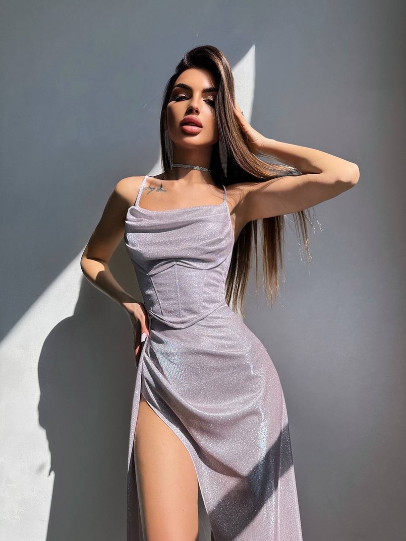 Сяючий комплект: корсет + спідниця максі Сяючий комплект: корсет + спідниця максі | PUSHKA SHOP