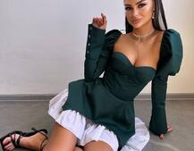 Сукня з чашечками та елементами корсету  Сукня з чашечками та елементами корсету  | PUSHKA SHOP