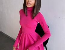 Сукня міні зі спідницею-сонцем  Сукня міні зі спідницею-сонцем  | PUSHKA SHOP