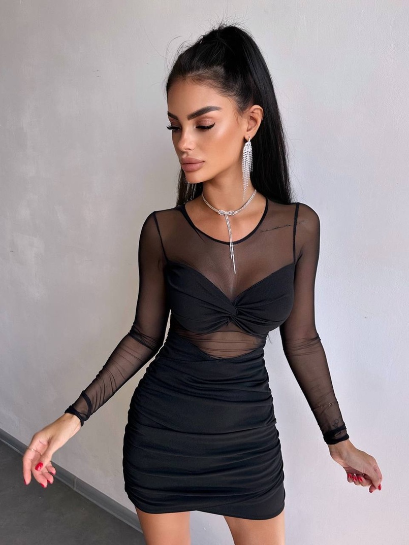 Сукня з драпіруванням  Сукня з драпіруванням  | PUSHKA SHOP