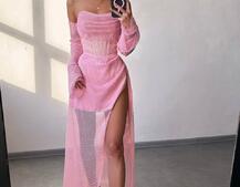 Комплект: корсет з рукавами + спідниця максі Комплект: корсет з рукавами + спідниця максі | PUSHKA SHOP