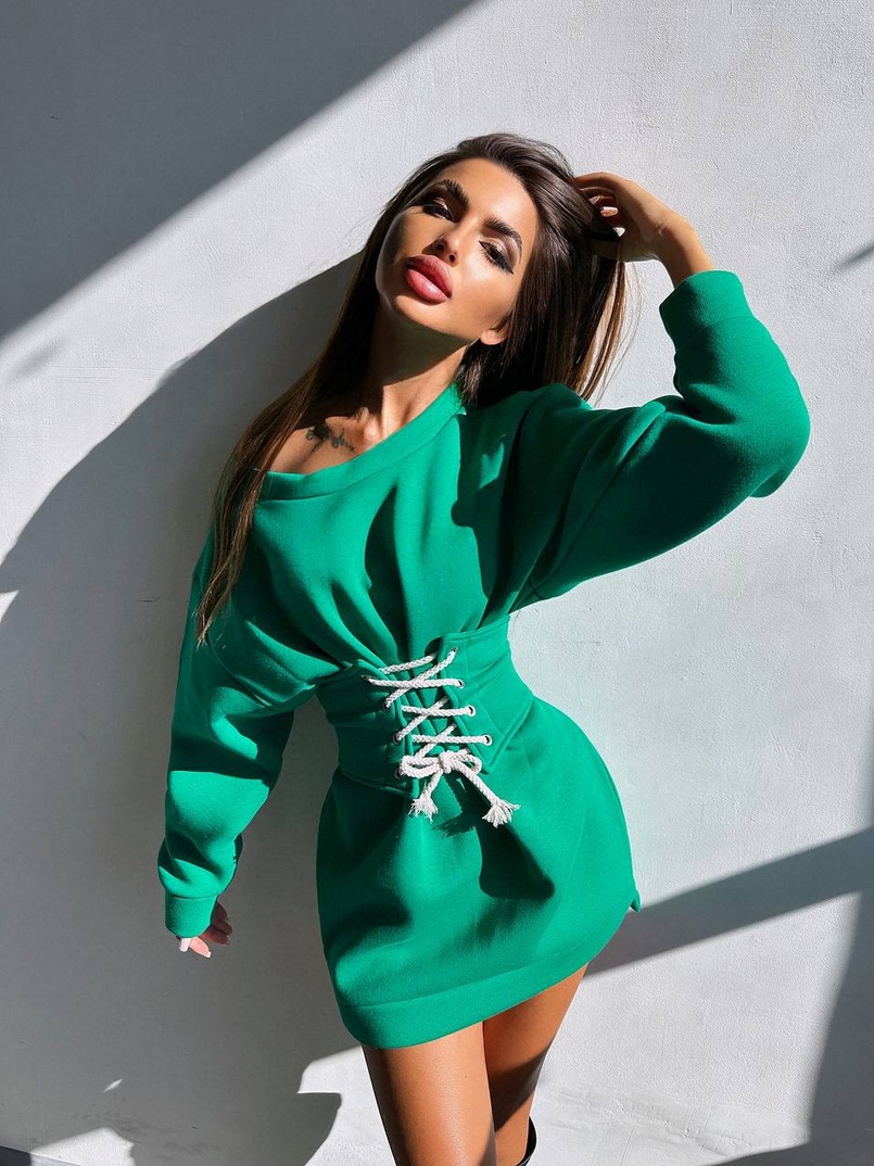 Тепле затишне худі over-size на флісі + корсет на шнурівці Можна носити з корсетом та без Тепле затишне худі over-size на флісі + корсет на шнурівці Можна носити з корсетом та без | PUSHKA SHOP