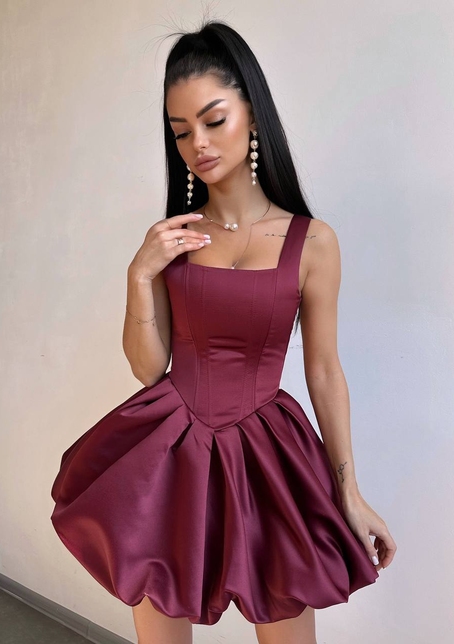 ✨ Ніжна сукня з акцентним корсетом і пишною спідницею-балон | PUSHKA SHOP