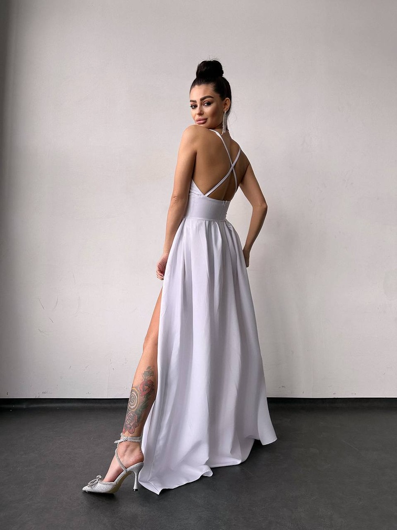 Сукня максі  з корсетним верхом і чашечками  Сукня максі  з корсетним верхом і чашечками  | PUSHKA SHOP