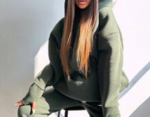 Теплий комплект: худі + спортивні штани Теплий комплект: худі + спортивні штани | PUSHKA SHOP