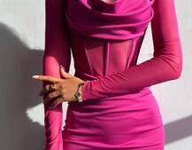 Сукня міні з філіжанками та елементами корсету  Сукня міні з філіжанками та елементами корсету  | PUSHKA SHOP