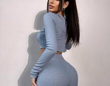 Костюм:  легінси та топ з шнурівкою зі страз Костюм:  легінси та топ з шнурівкою зі страз | PUSHKA SHOP