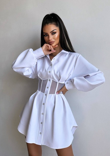 Сорочка з елементами корсета   | PUSHKA SHOP