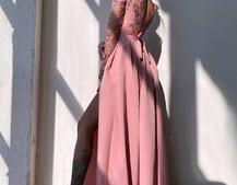 Сукня максі з мереживом  | PUSHKA SHOP