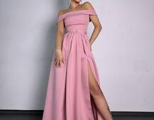 Сукня максі з відкритими плечима  Сукня максі з відкритими плечима  | PUSHKA SHOP