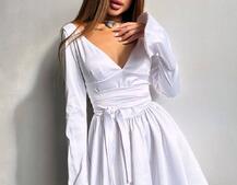 Атласна корсетна сукня  з пишною спідницею та зав‘язками на талії Атласна корсетна сукня  з пишною спідницею та зав‘язками на талії | PUSHKA SHOP