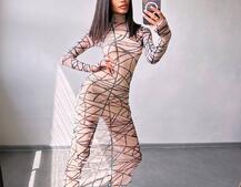 Сукня міді з принтом  Сукня міді з принтом  | PUSHKA SHOP