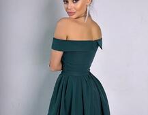 Сукня максі з відкритими плечима  | PUSHKA SHOP