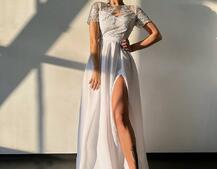 Сукня максі з мереживом  Сукня максі з мереживом  | PUSHKA SHOP