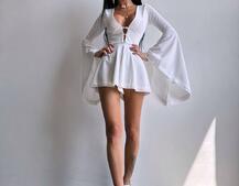 Ромпер з розкльошеними рукавами  Ромпер з розкльошеними рукавами  | PUSHKA SHOP