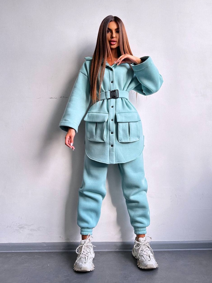 Комплект: тепла сорочка на кнопках + джоггери Комплект: тепла сорочка на кнопках + джоггери | PUSHKA SHOP