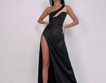 Атласна сукня максі  | PUSHKA SHOP