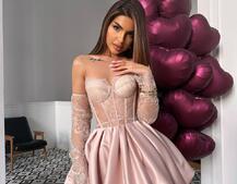 Комплект : мереживний корсет  з чашечками+ спідниця балон  | PUSHKA SHOP