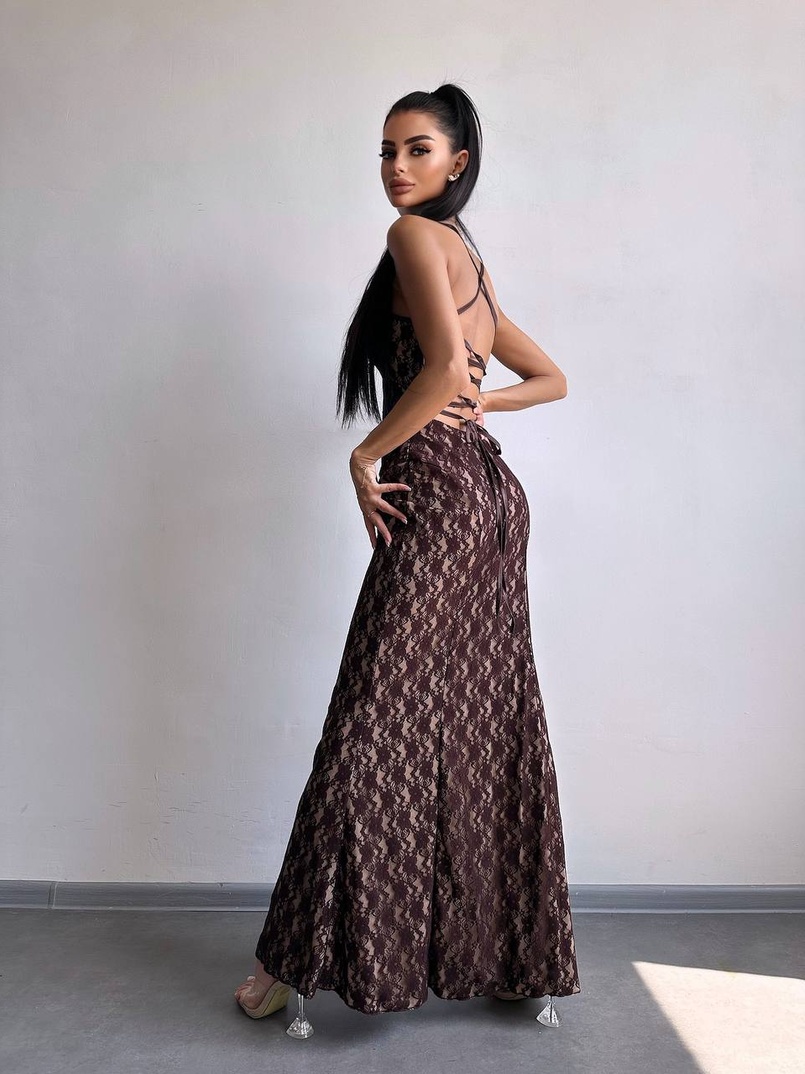 Мереживна сукня максі   Мереживна сукня максі   | PUSHKA SHOP