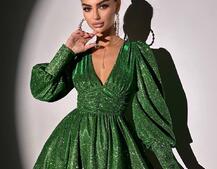 Сукня із пишною подвійною спідницею та драпіруванням Сукня із пишною подвійною спідницею та драпіруванням | PUSHKA SHOP