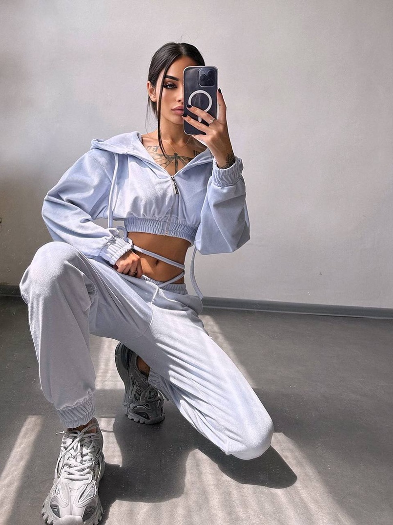 Велюровий комплект  | PUSHKA SHOP