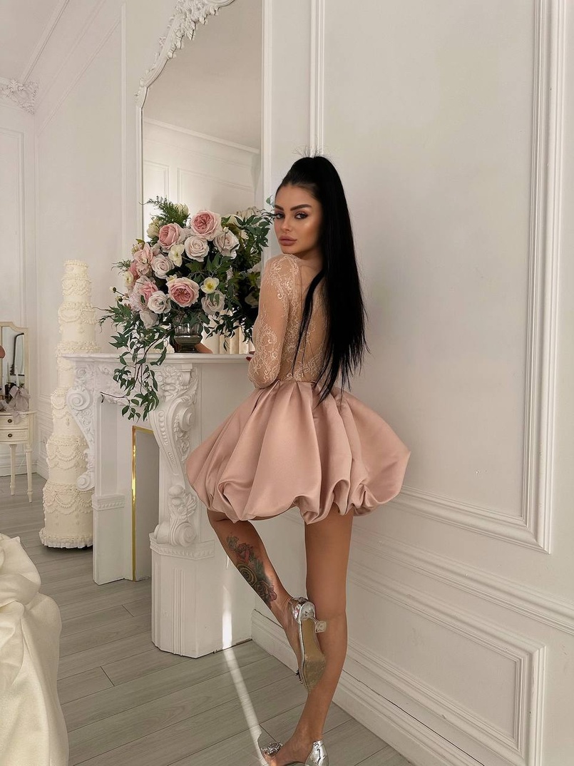 Комплект : мереживне боді + спідниця балон  | PUSHKA SHOP