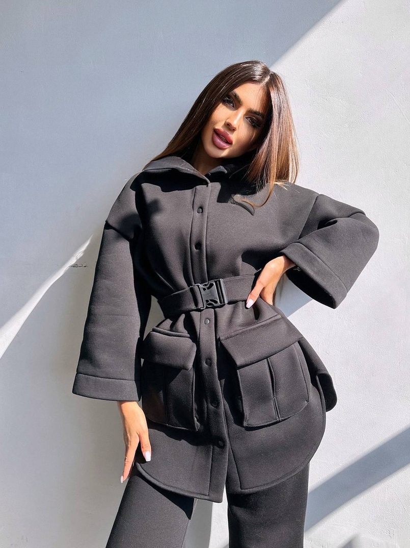 Комплект: тепла сорочка на кнопках + джоггери Комплект: тепла сорочка на кнопках + джоггери | PUSHKA SHOP