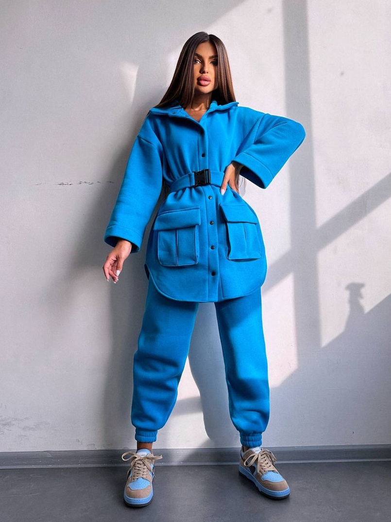 Комплект: тепла сорочка на кнопках + джоггери Комплект: тепла сорочка на кнопках + джоггери | PUSHKA SHOP