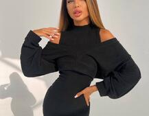 Трикотажна сукня-двійка  Трикотажна сукня-двійка  | PUSHKA SHOP