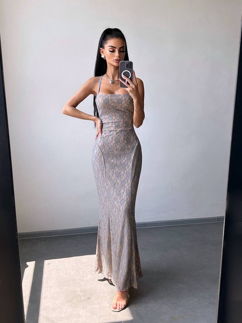 Мереживна сукня максі   | PUSHKA SHOP