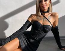 Сяюча корсетна сукня бюстьє Сяюча корсетна сукня бюстьє | PUSHKA SHOP