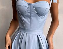 Сукня максі із чашечками та корсетним верхом Сукня максі із чашечками та корсетним верхом | PUSHKA SHOP